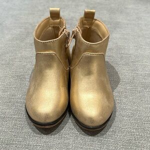 Cat & Jack toddler gold boots size 6
